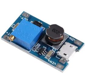 تصویر ماژول سوئیچینگ افزاینده مدل MT3608 ⚡️